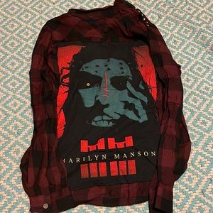Handmade MARILYN MANSON flannel